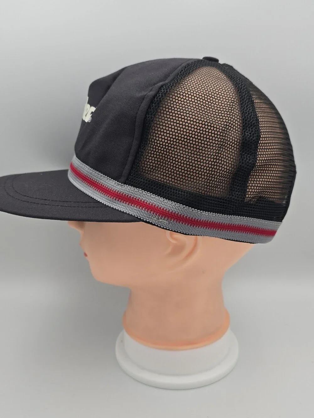Vintage Unbranded Hardee's Trucker Adjustable Snapback Hat (Deteriorating Foam)